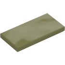 LEGO Olive Green Tile 2 x 4 (87079)