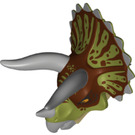LEGO Olivgrün Triceratops Kopf (65172)