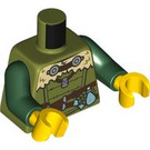 LEGO Olijfgroen Viking Torso (973 / 76382)