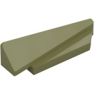 LEGO Olive Green Wedge 1 x 5 Spoiler Right (3389)