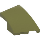 LEGO Olive Green Wedge 2 x 3 Right (80178)