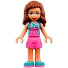 LEGO Olivia - Dark Pink Overalls Minifigure