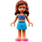 LEGO Olivia con Azul Parte superior y Falda Minifigura