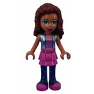 LEGO Olivia mit Blau Waistcoat und Rosa Kleid Minifigur