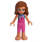 LEGO Olivia med Dark Rosa Wetsuit Minifigur