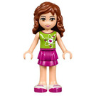 LEGO Olivia met Groen Hart Top Minifiguur