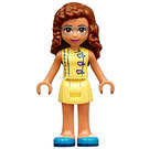 LEGO Olivia with Light Yellow Dress with Heart Buttons Minifigure