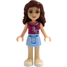 LEGO Olivia with Magenta Top and Light Blue Skirt Minifigure