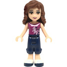 LEGO Olivia with Magenta Top with Flower and Butterflies Pattern