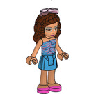 LEGO Olivia with Pink Sunglasses and Blue Skirt Minifigure