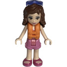 LEGO Olivia with Pink Swimsuit Top with Life Jacket and Sunglasses Minifigure