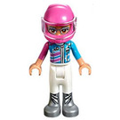 LEGO Olivia met Racing Helm Minifiguur