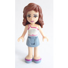 LEGO Olivia met Single Strap Top Minifiguur