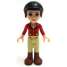 LEGO Olivia mit Tan Riding Pants, rot Jacket und Schwarz Riding Helm Minifigur