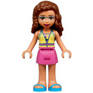 LEGO Olivia s Žlutá Horní a Růžová Sukně Minifigurka