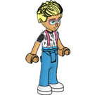 LEGO Olly z Niebieski Spodnie I Suspenders Minifigurka