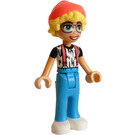 LEGO Olly con Coral Suspenders y Blanco Shoes con Coral Beanie Minifigura
