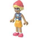 LEGO Olly med Rosa Beanie og Oransje Shorts Minifigur