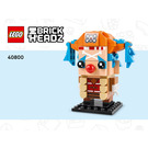 LEGO One Piece Buggy the Clown Figure Set 40800 Instructions