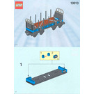 LEGO Open Freight Wagon Set 10013 Instructions