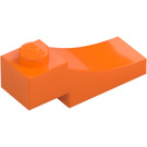 LEGO oranžová Klenba 1 x 3 Převrácený (70681)