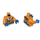 LEGO Orange Arctic Explorer, Female Minifig Torse (76382 / 88585)