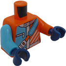 LEGO Orange Arctique Explorer Minifigurine Torse (973 / 76382)