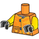 LEGO Oranje Arin met Schouder Armor Minifig Torso (973)