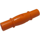 LEGO Orange Axle Connector 4 Length with 2 Length Crowned Pulley