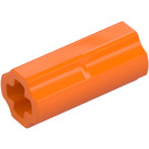 LEGO Oranje As Connector (Glad met  'x'-vormig gat) (59443)