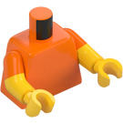 LEGO orange Bart Simpson as Bartman Minifig Torso (973 / 16360)