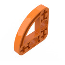 LEGO Oranje Balk 3 x 3 x 0.5 Krom 90 graden Kwart Cirkel (32249 / 65125)