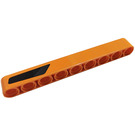 LEGO Oranje Balk 9 met Rooster Lucht Vent (Rechtsaf) Sticker (40490)