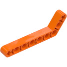 LEGO Orange Balken Gebogen 53 Grad, 3 und 7 Löcher (32271 / 42160)