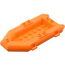 LEGO Pomarańczowy Łódź Inflatable 12 x 6 x 1.33 (75977)