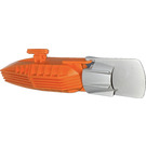 LEGO Orange Boat Motor with Rudder (48064 / 54824)