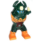LEGO Orange Body Giant, Samurai with Dogshank Pattern