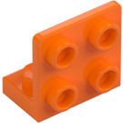 LEGO Orange Fäste 1 x 2 - 2 x 2 Upp (99207)