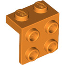 LEGO Orange Bracket 1 x 2 with 2 x 2 (21712 / 44728)