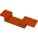 LEGO Orange Bracket 8 x 2 x 1.3 (4732)