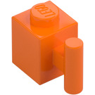 LEGO Orange Stein 1 x 1 mit Griff (2921 / 28917)