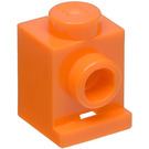 LEGO Orange Stein 1 x 1 mit Scheinwerfer (4070 / 30069)