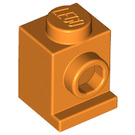 LEGO Oranje Steen 1 x 1 met Koplamp en geen slot (4070 / 30069)
