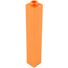 LEGO Oransje Kloss 1 x 1 x 5 med Hul knott (2453)