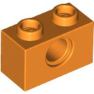 LEGO Oranje Steen 1 x 2 met Gat (3700)