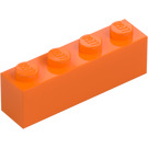 LEGO Oranje Steen 1 x 4 (3010 / 6146)