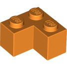 LEGO Oranje Steen 2 x 2 Hoek (2357)