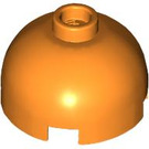 LEGO Orange Brique 2 x 2 Rond avec Dome Haut (Goujon creux, support d'essieu) (3262 / 30367)