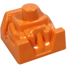 LEGO Oranje Steen 2 x 2 met Bestuurder en Neck Nop (41850)