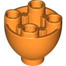 LEGO Orange Brique 2 x 2 x 1.3 Rond Inversé Dome (24947)